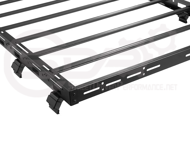2018-UP JEEP WRANGLER JL & 2020-PRESENT JEEP GLADIATOR JT | CARBON STEEL BLACK TOP ROOF CARGO RACK (FULL & HALF LENGTH)