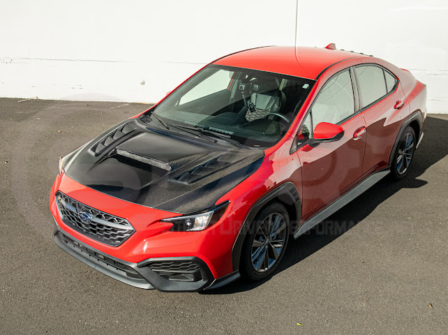 2022-UP SUBARU WRX | JDM VRS STYLE CARBON FIBER FRONT VENTED HOOD