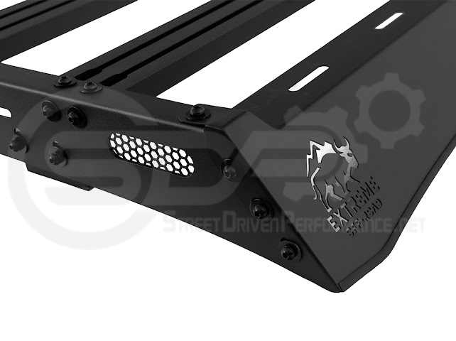 2016-2023 Toyota Tacoma | Extreme Off-Road Version 2 Carbon Steel Black Top Roof Rack Cargo Luggage Carrier