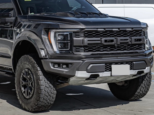 2021-UP FORD F-150 RAPTOR CARBON FIBER FRONT HOOD