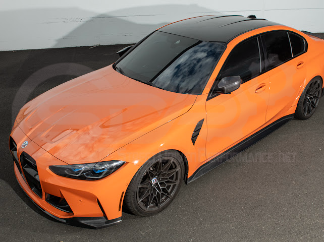 2021-UP BMW G80 M3 | FACTORY REPLACEMENT CARBON FIBER SIDE FENDER VENT COVERS REPLACEMENT PAIR