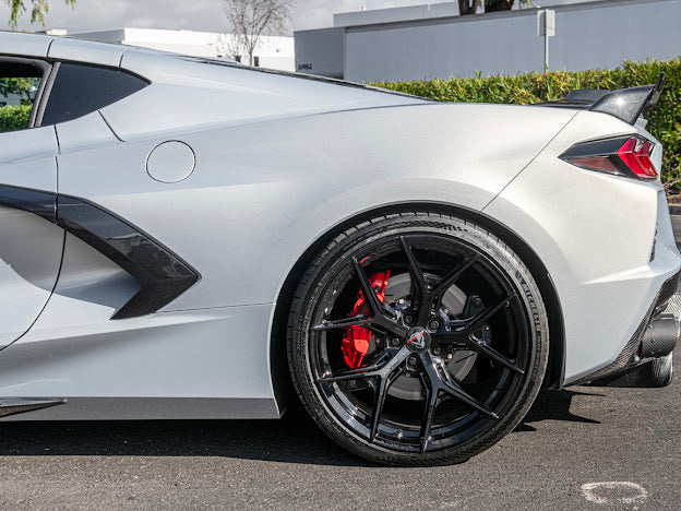 2020+ CORVETTE C8 Z51 | REAR TRUNK SPOILER *ADD-ON* WICKER EXTENSION PAIR