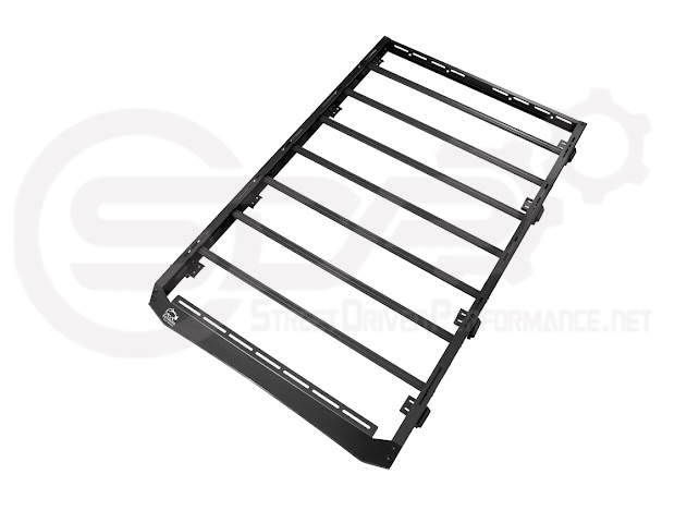2018-UP JEEP WRANGLER JL & 2020-PRESENT JEEP GLADIATOR JT | CARBON STEEL BLACK TOP ROOF CARGO RACK (FULL & HALF LENGTH)