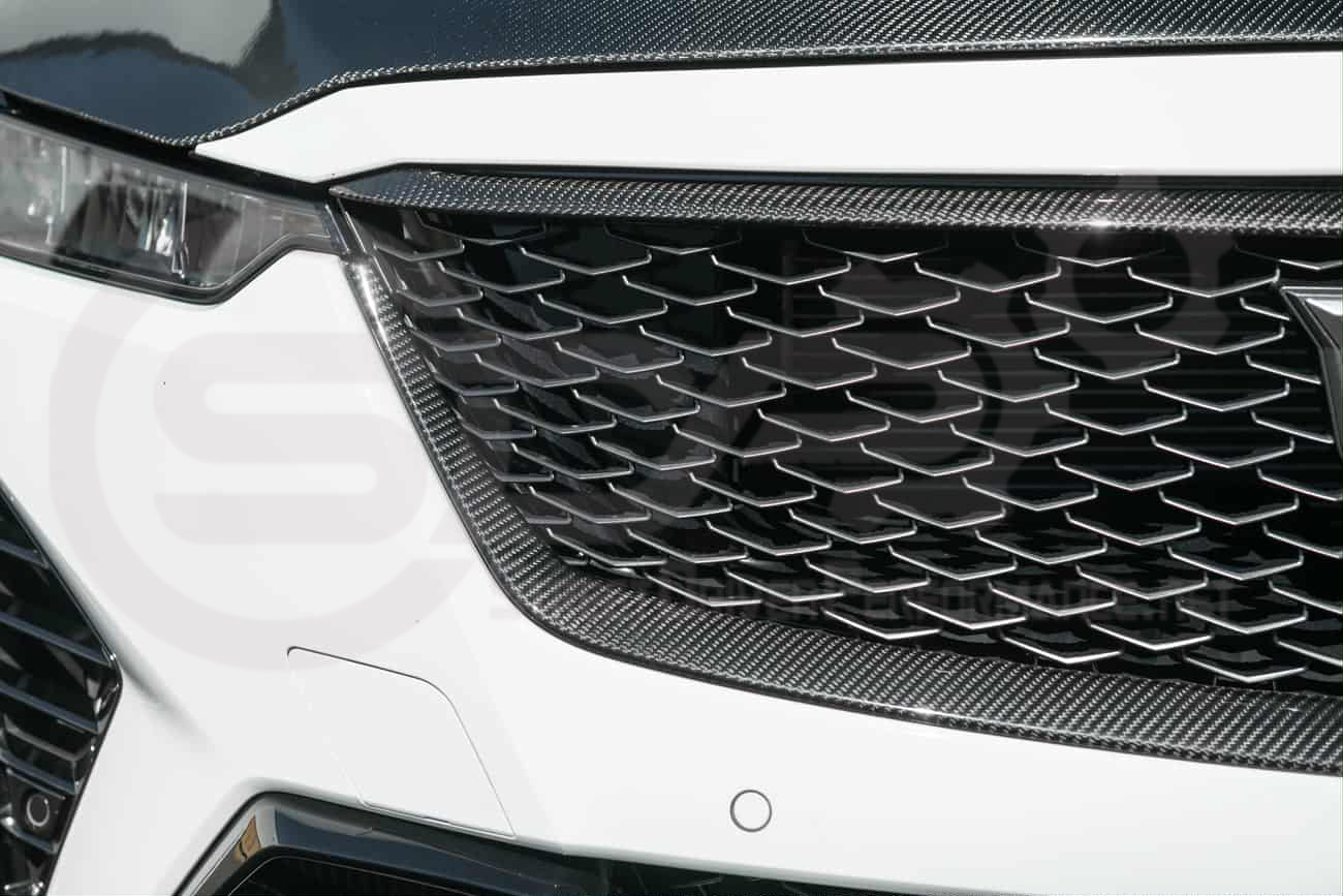 2022-2024 Cadillac CT5-V Blackwing | Factory Style Carbon Fiber Front Bumper Grille Insert Trim Surrounding Replacement (Upper and/or Lower)
