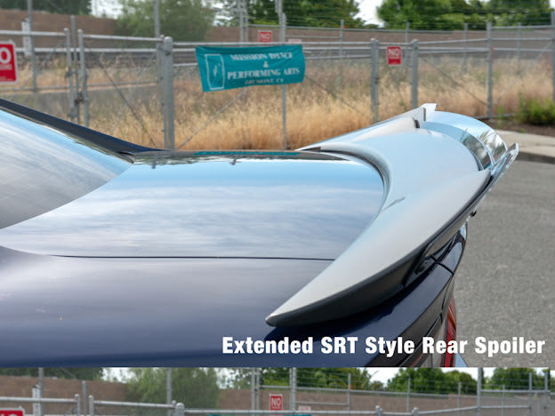 2015+ Charger SRT Extended Style Rear Trunk Lid Wickerbill Spoiler Wing