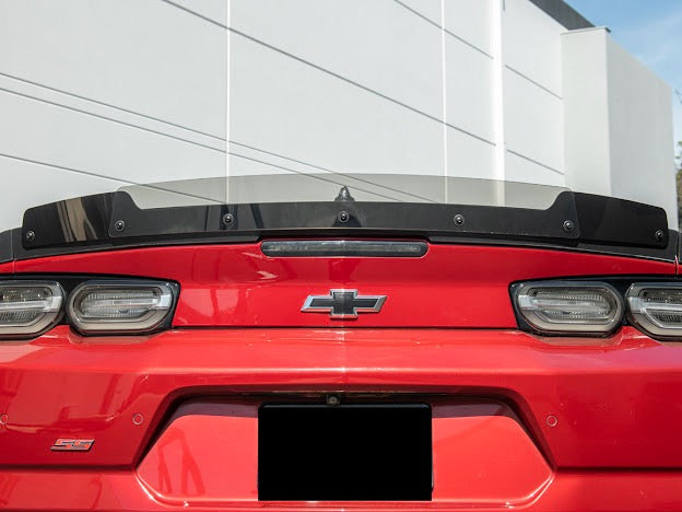 2016+ 6TH GEN CAMARO SS & ZL1 REAR WING SMOKE TINTED WICKERBILL WING SPOILER