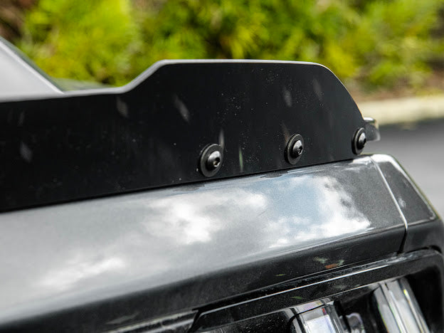 2015-23 FORD MUSTANG GT | SMOKE TINTED REAR SPOILER WICKERBILL FLAP INSERT