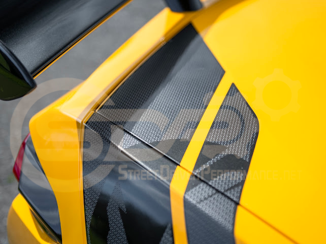 2020-UP CORVETTE C8 REAR FENDERS RACING STRIPES DECALS