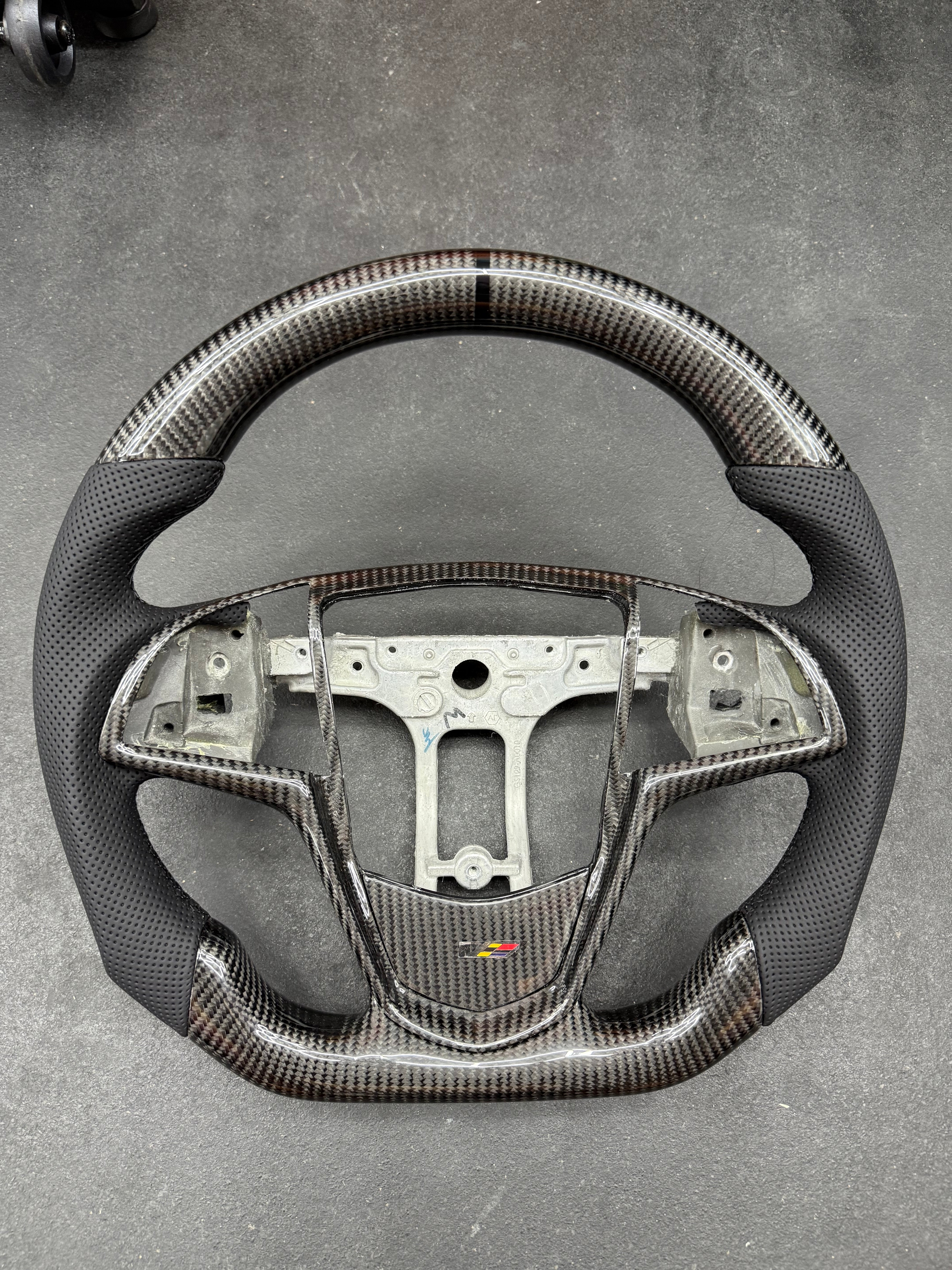 2014 - 2019 CADILLAC CTS, CTS-V "V3" & 2013-2019 ATS, ATS-V | Carbon Fiber Steering Wheels (IN STOCK NO WAIT TIMES)