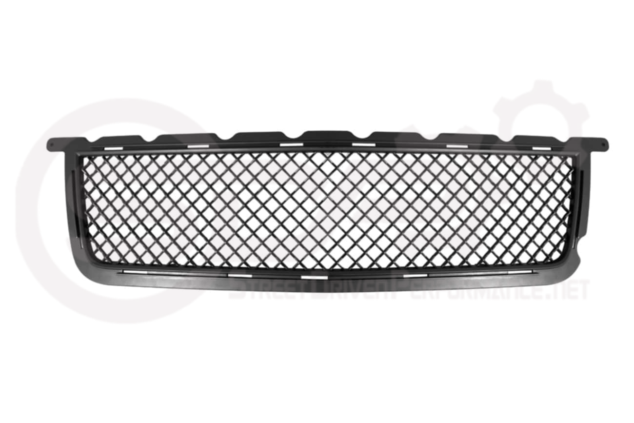 2009-2015 CTS-V V2 -  Black front grilles set (blank no emblem)