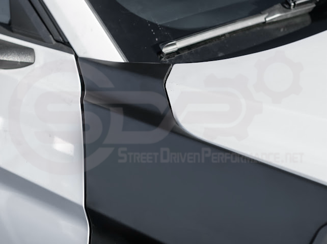 2018-2023 Ford Mustang S550 | GTD Style Primed Black Front Side Vented Fenders