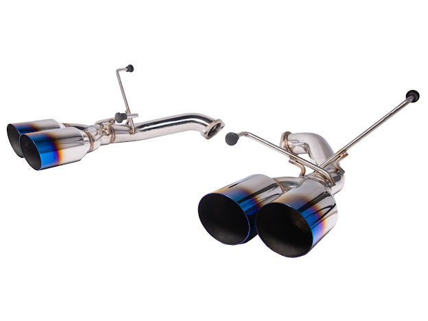 2022-UP SUBARU WRX | AXLE BACK MUFFLER DELETE DOUBLE WALL 4" QUAD TIPS EXHAUST (CHROME OR BURNT BLUE TIPS)