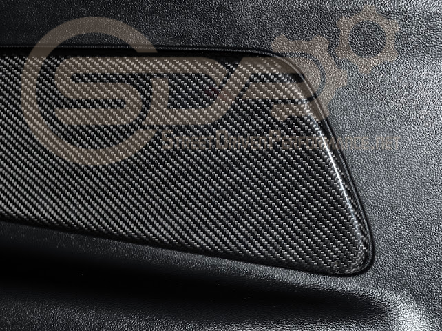 2015-2023 FORD MUSTANG S550 |CARBON FIBER REAR SEAT DECORATIVE BOARD PANEL COVER