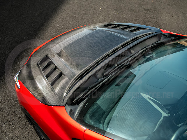 2022-UP SUBARU WRX | JDM VRS STYLE CARBON FIBER FRONT VENTED HOOD