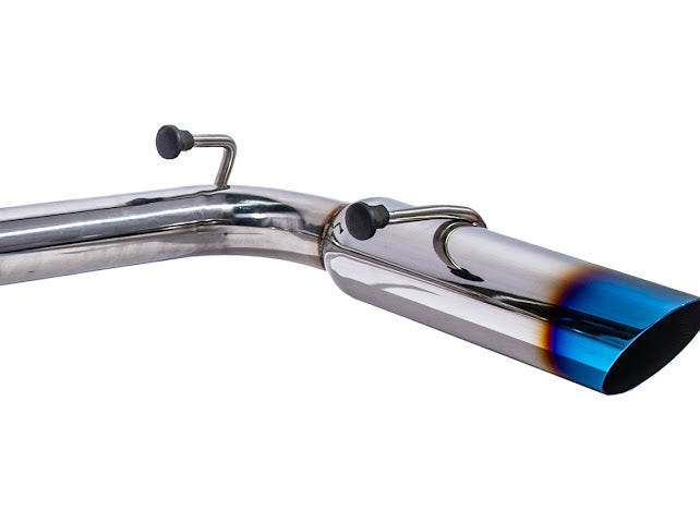 2022-PRESENT TOYOTA GR86 & SUBARU BRZ | MUFFLER DELETE BURNT TIP AXLE BACK EXHAUST (CHROME OR BURNT BLUE TIPS)