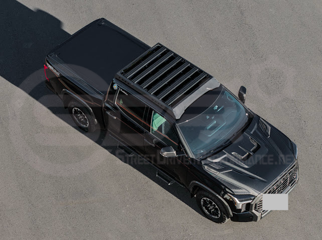 2022-UP TOYOTA TUNDRA | SDP CARBON FIBER FRONT VENTED HOOD WITH SIDE VENTS