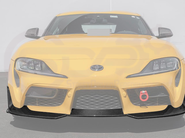 2020-Up Toyota GR Supra A90 A91 | A91 Package CARBON FIBER 3 Piece Front Bumper Lip Splitter Ground Effects