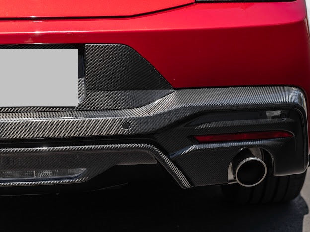 2024-Up Ford Mustang S650 | GT Style CARBON FIBER Rear Bumper Diffuser