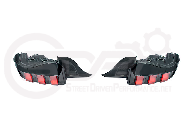 2024-Up Ford Mustang S650 | EURO Style Sequential Signal LED Clear Lenses Rear Taillights Pair