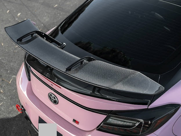 2022-Up Toyota GR86 & Subaru BRZ | Performance Swan Neck Style Carbon Fiber Rear High Wing Spoiler