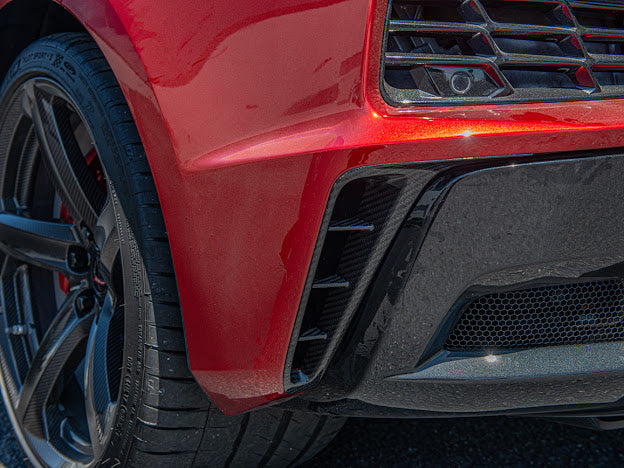 2020+ CHEVROLET CORVETTE C8 Z06 |REAR DIFFUSER SIDE VENT COVER PAIR