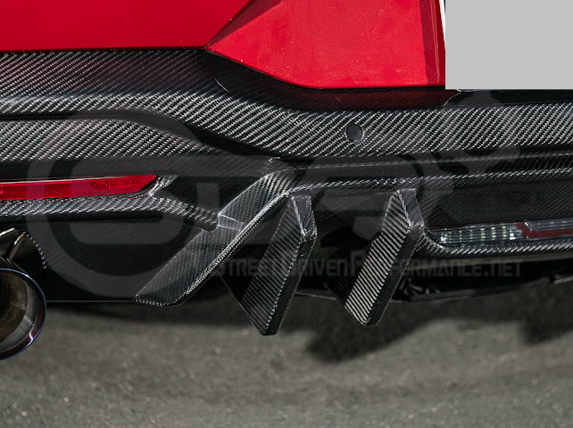 2024+ FORD MUSTANG S650 |  VERSION 2 PACKAGE REAR BUMPER DIFFUSER