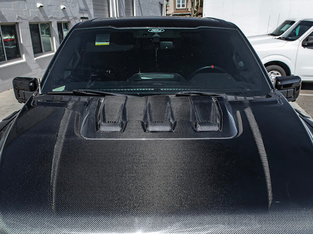 2021-UP FORD F-150 RAPTOR CARBON FIBER FRONT HOOD