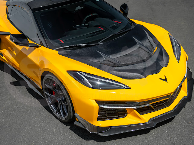 2020+ Corvette C8 | ZR1 Style Replica CARBON FIBER Front Hood