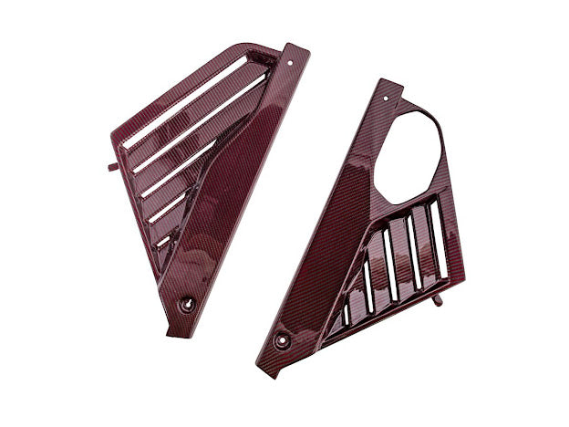 2023-Up Corvette C8 Z06 Coupe | RED CARBON FIBER Engine & Bay Panel Cover