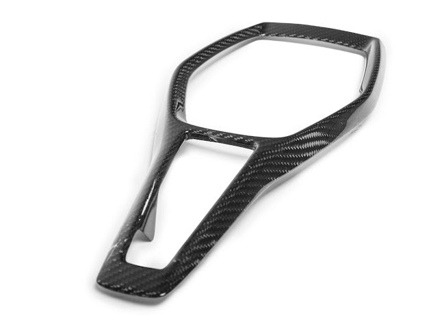 2016+ 6TH GEN CAMARO CARBON FIBER CENTER CONSOLE GEAR SHIFT PANEL COVER