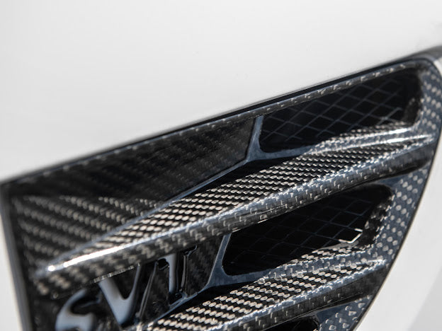 2009-2014 Ford F-150 Raptor SVT | SDP Package Carbon Fiber Side Fender Vents Trim Replacement (Pair)