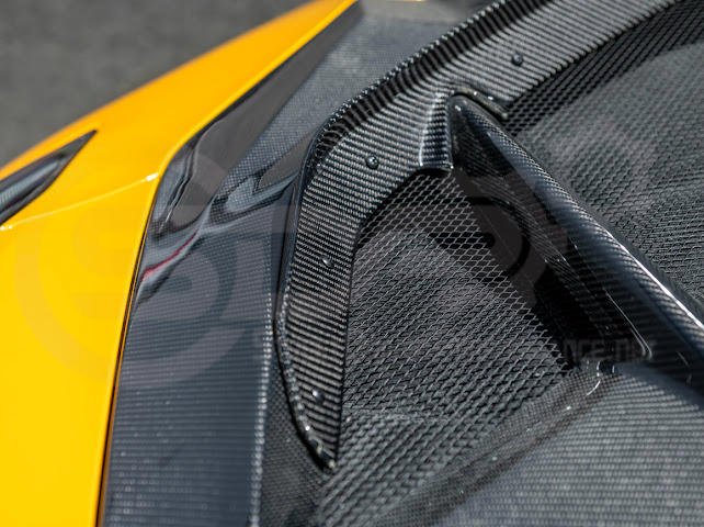 2020+ Corvette C8 | ZR1 Style Replica CARBON FIBER Front Hood