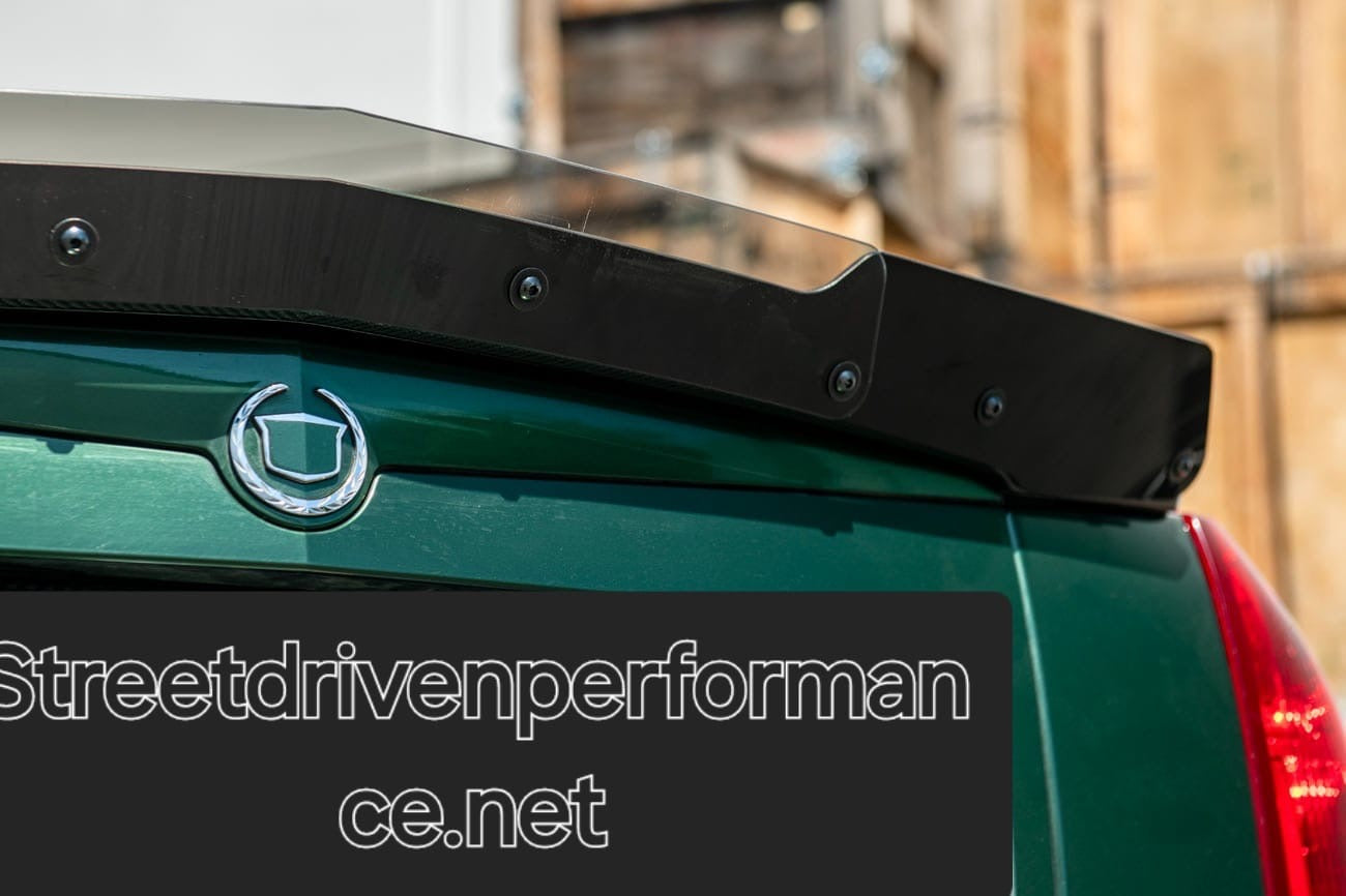 2003-2008 V1 Cadillac CTS-V | SDP Performance Style CARBON FIBER Wickerbill Spoiler Wing