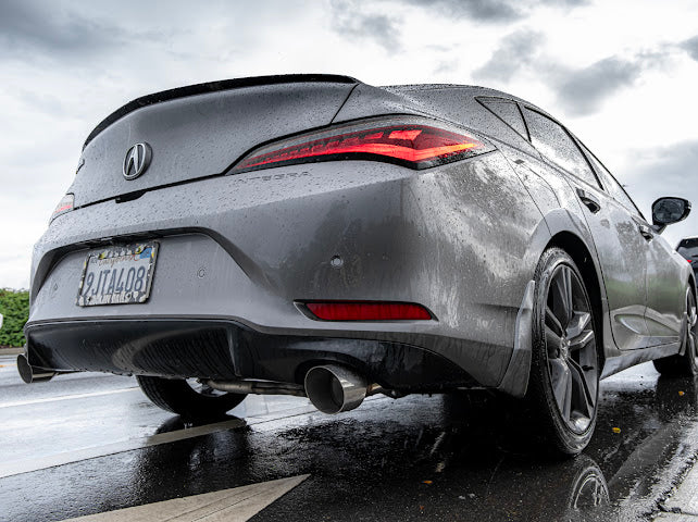 2022+ HONDA CIVC 1.5T & 2023+ ACURA INTEGRA 1.5T | MUFFLER DELETE AXLE BACK EXHAUST KIT (CHROME TIPS OR BURNT BLUE TIPS)