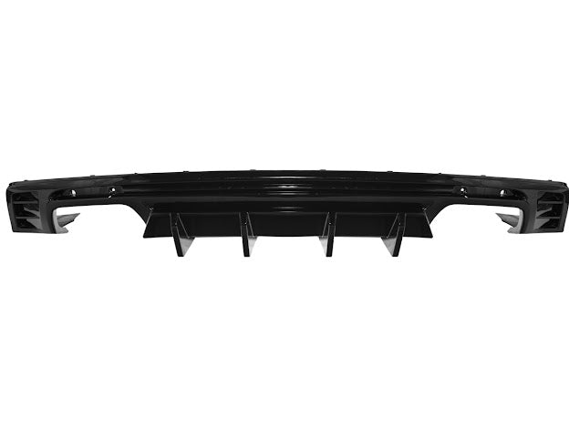 2016-Up Camaro |  Performance Track Style MATTE BLACK Rear Quad Exit Diffuser