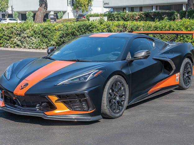 2020+ C8 Corvette - "Z51 Style" Front Splitter / Lip Rocker Panel Ground Effects