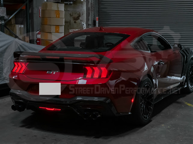 2024-Up Ford Mustang S650 | EURO Style Sequential Signal LED Clear Lenses Rear Taillights Pair