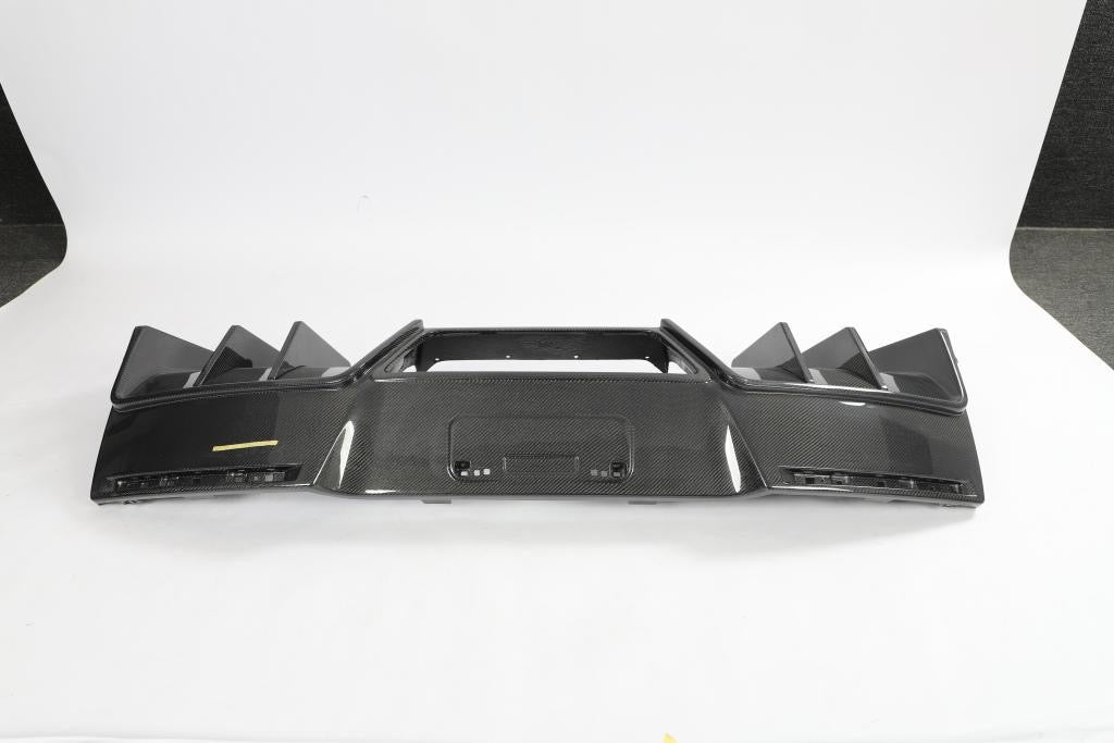 *BLEMISHED-DISCOUNTED* 2014-2019 CORVETTE C7 GM FACTORY PACKAGE CARBON FIBER REAR BUMPER DIFFUSER