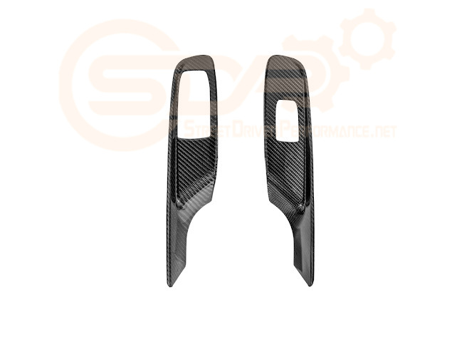 2020-Up Corvette C8 Coupe | CARBON FIBER Door Window Switch Control Panel Cover