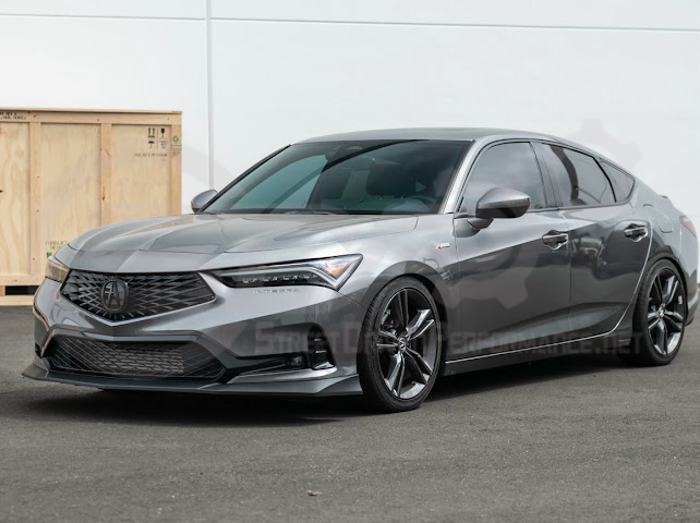 2023-Up Acura Integra DE4 | Performance Front Bumper Splitter Lip Ground Effects