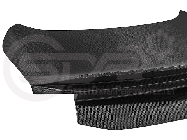 2024-Up Ford Mustang S650 | Factory Integrated Ducktail Style Carbon Fiber Replacement Rear Trunk Lid