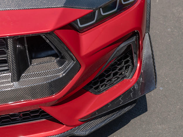 2024-Up Mustang GT S650 | CARBON FIBER Front Side Grille Insert Replacement Pair