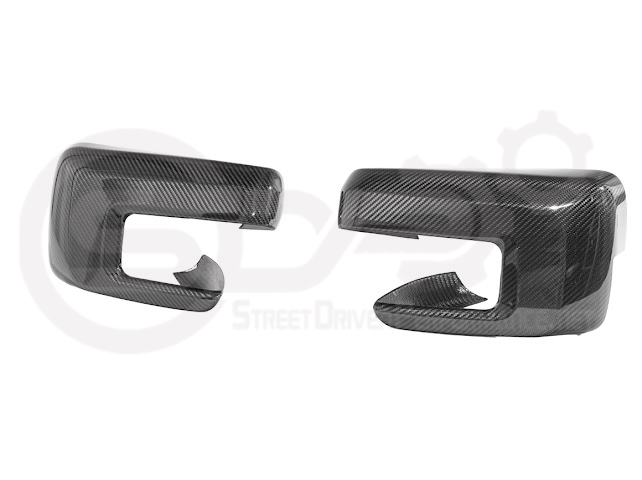 2022-UP FORD F-150 LIGHTNING | FACTORY STYLE CARBON FIBER SIDE MIRROR CAP COVERS (PAIR)