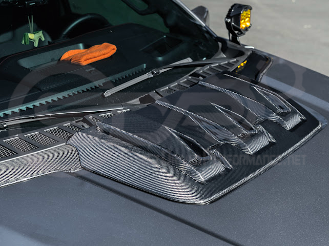 2021-UP FORD F-150 RAPTOR CARBON FIBER FRONT HOOD