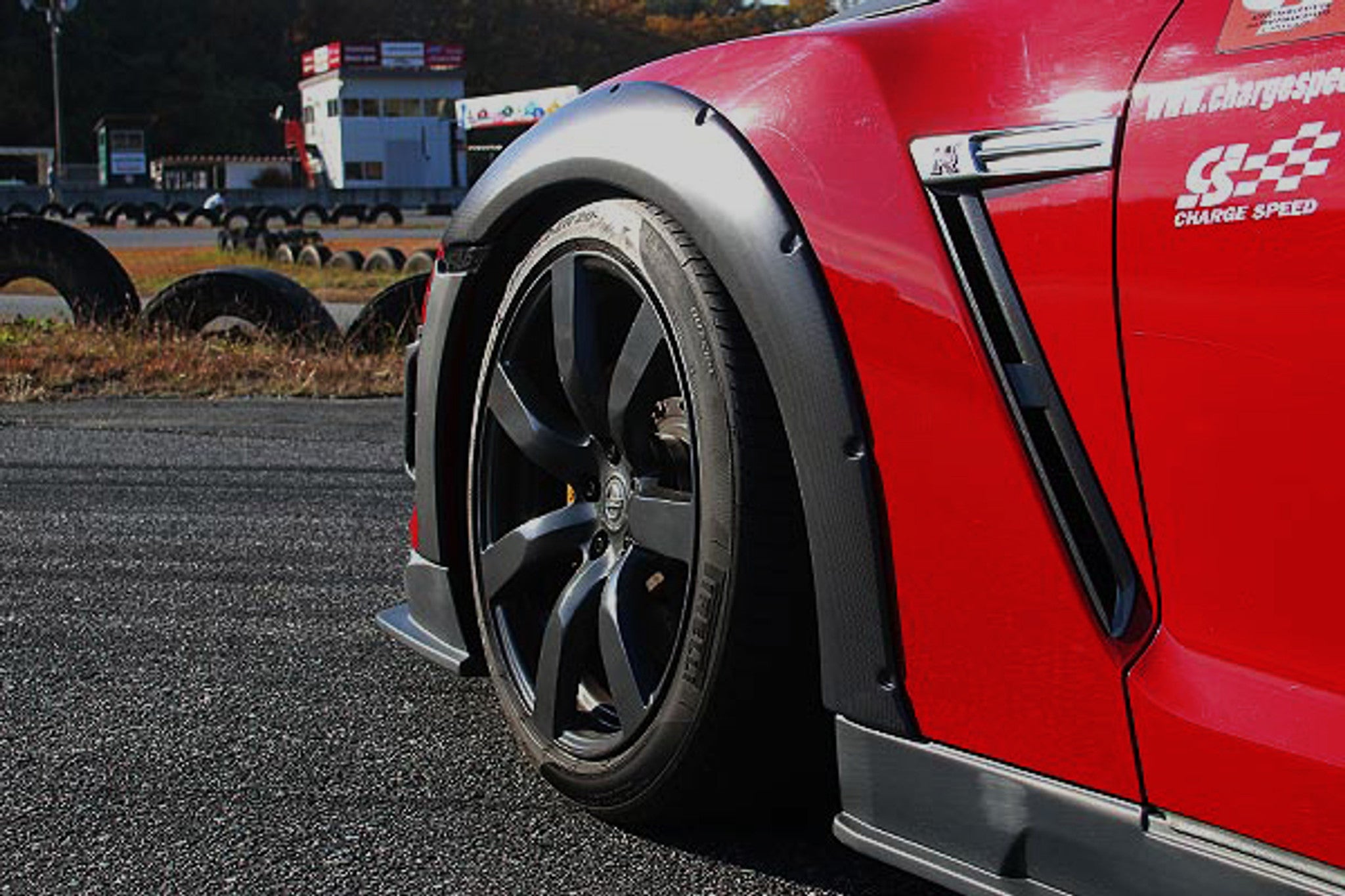 Charge Speed 2007-2011 Nissan GTR R35 FRP 15mm Front Over Fenders