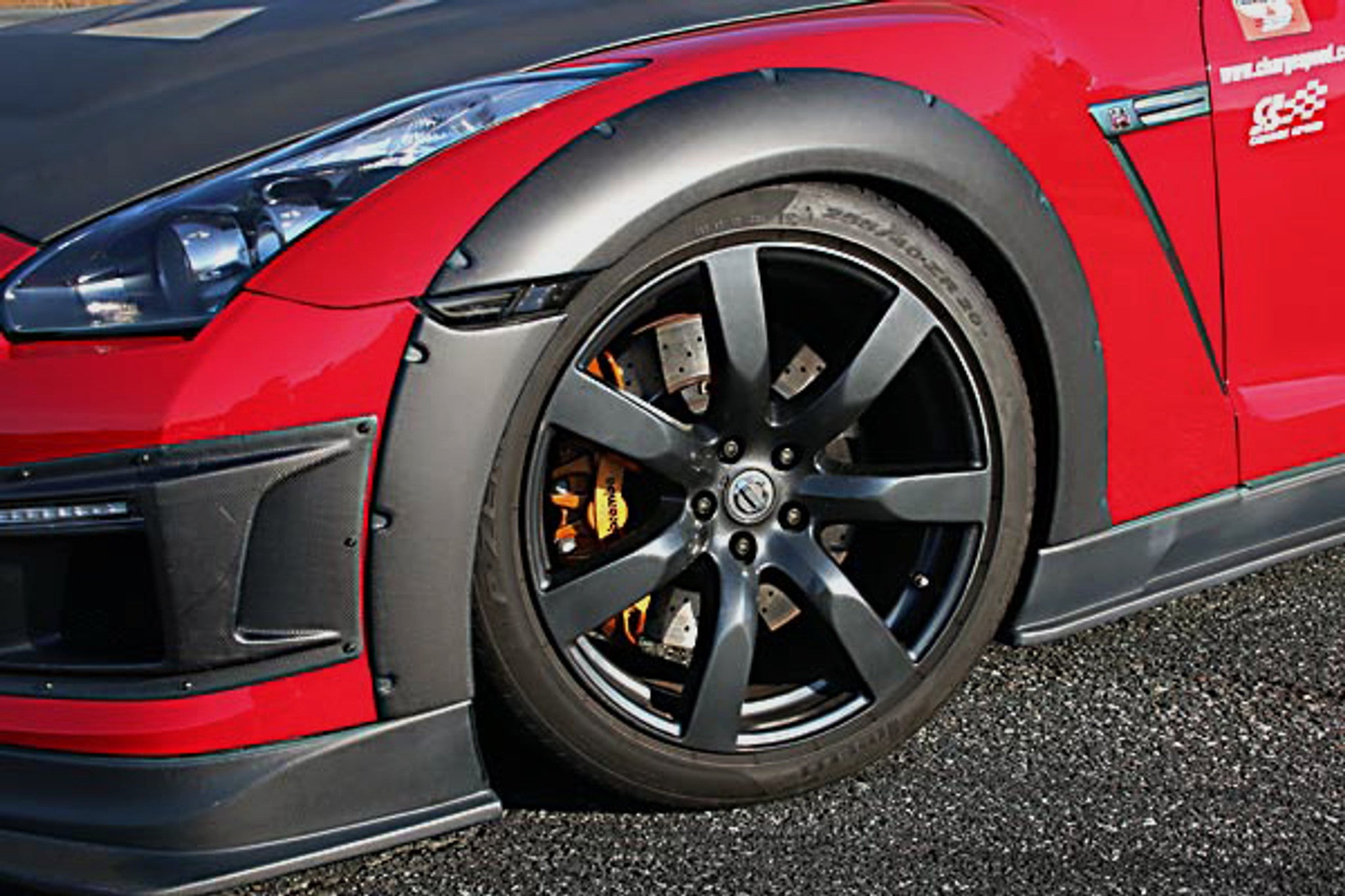 Charge Speed 2007-2011 Nissan GTR R35 FRP 15mm Front Over Fenders
