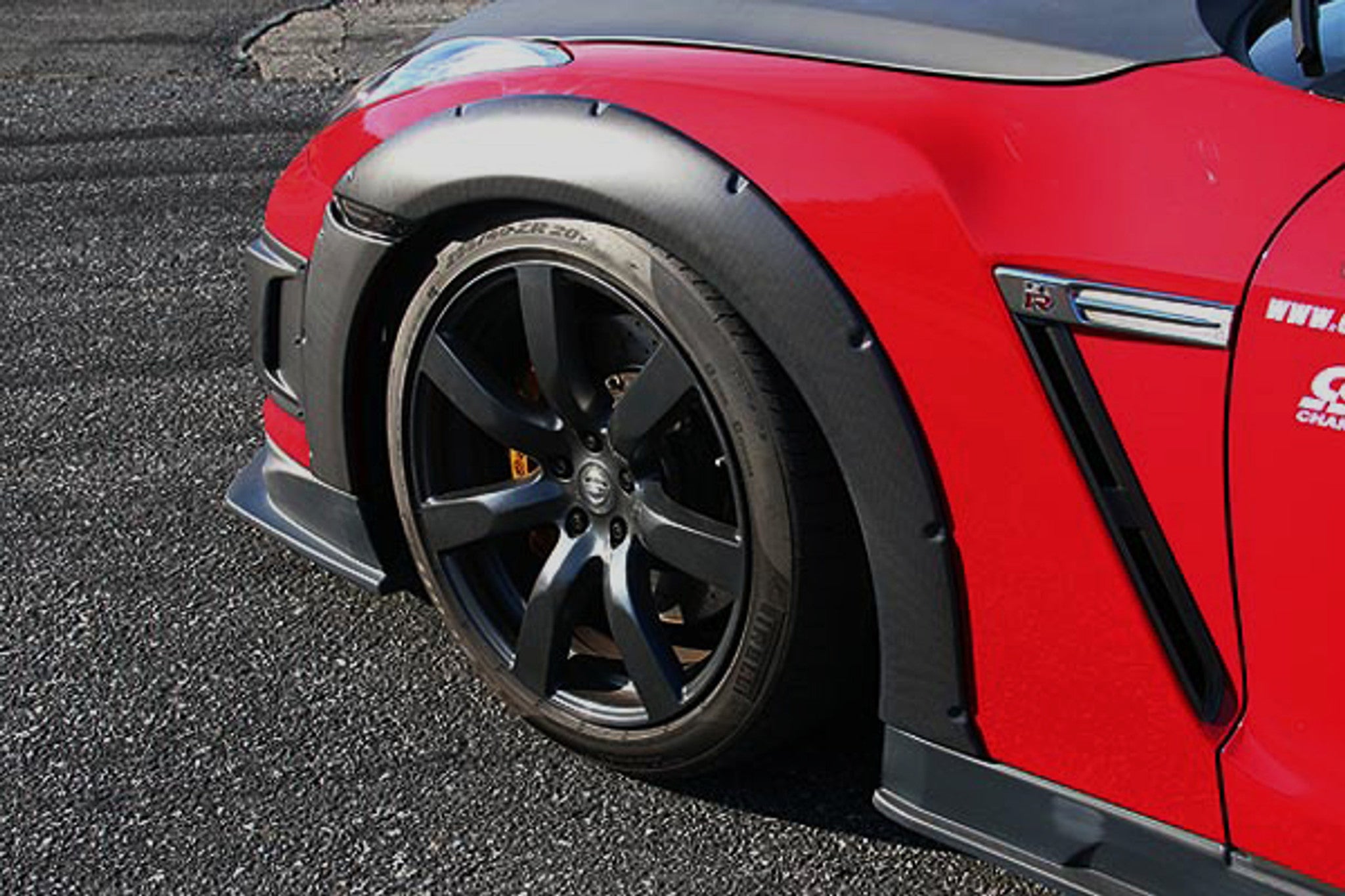 Charge Speed 2007-2011 Nissan GTR R35 FRP 15mm Front Over Fenders