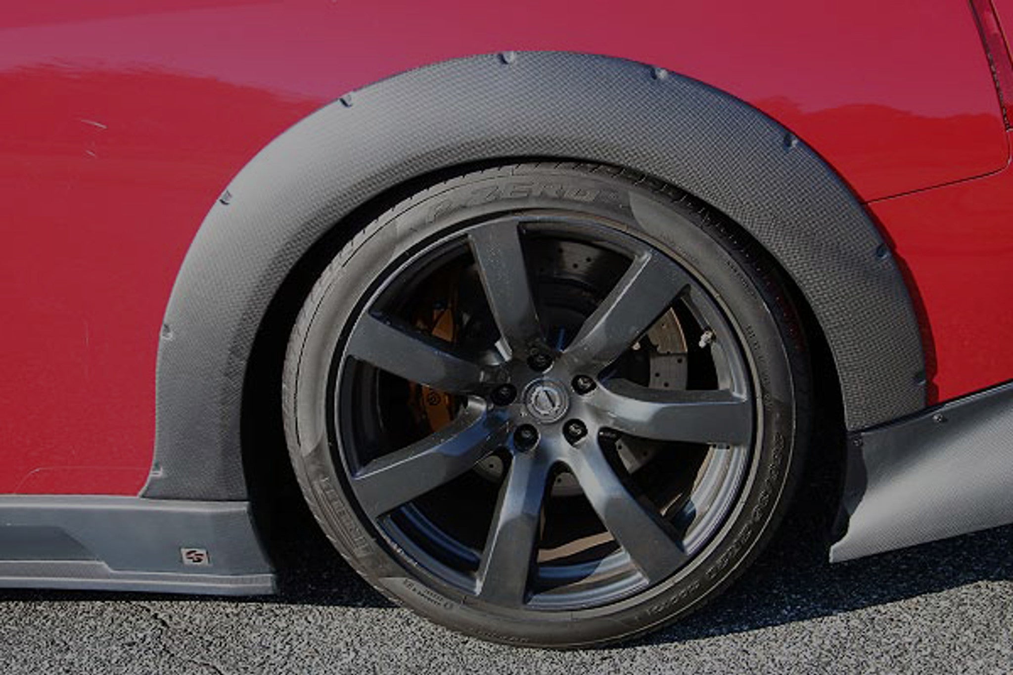 Charge Speed 2007-20241 Nissan ALL GTR R35 FRP 20mm Rear Over Fenders