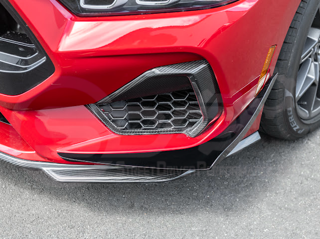 2024-UP MUSTANG S650 GT | FRONT SPLITTER LIP GROUND EFFECTS CANARDS PAIR
