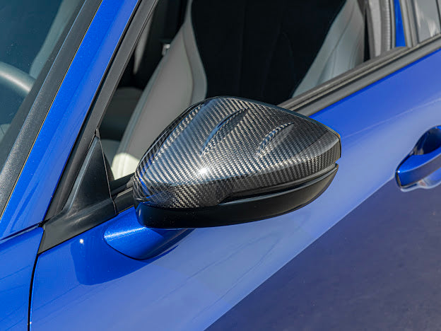 2023+ Acura Integra & 2022+ Honda Civic | JDM Mugen Style CARBON FIBER Side Mirror Covers Cap Replacement Clip-On (Pair)